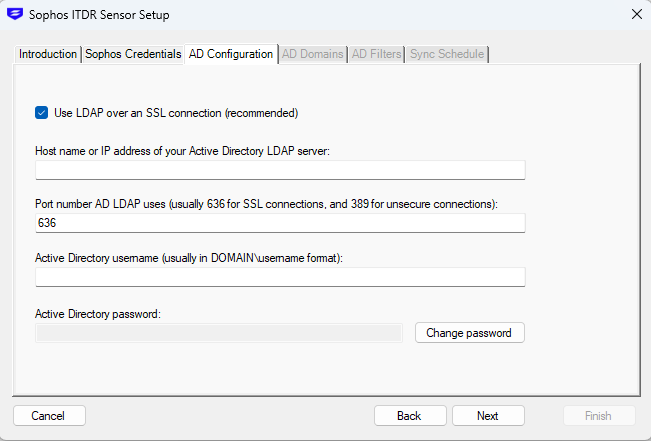 LDAP configuration.