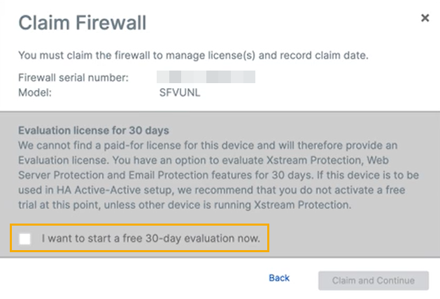 Janela de requisição de firewall.
