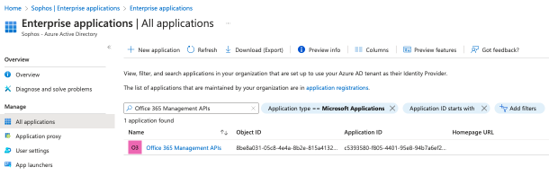 篩選應用程式。