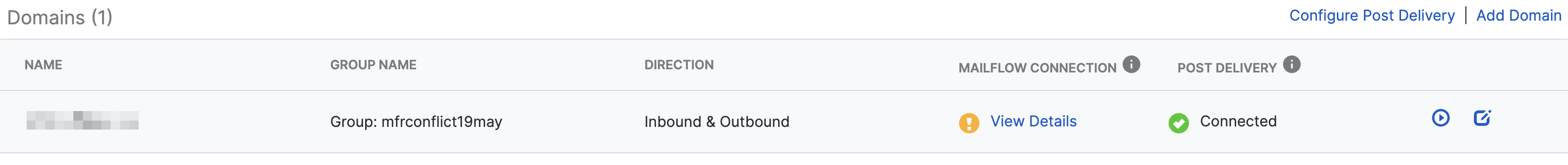 Sophos Mailflow 檢視詳情。