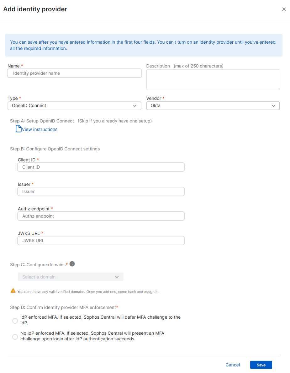 OpenID Connect を IdP として設定する方法。