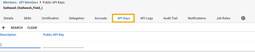 Chaves de API no ConnectWise.