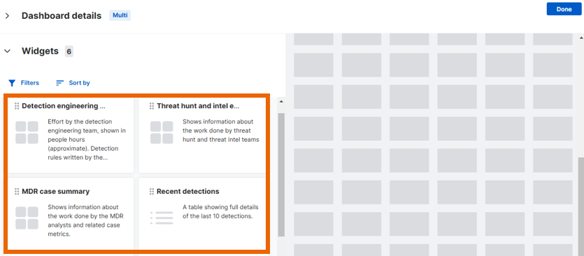 Biblioteca de widgets.
