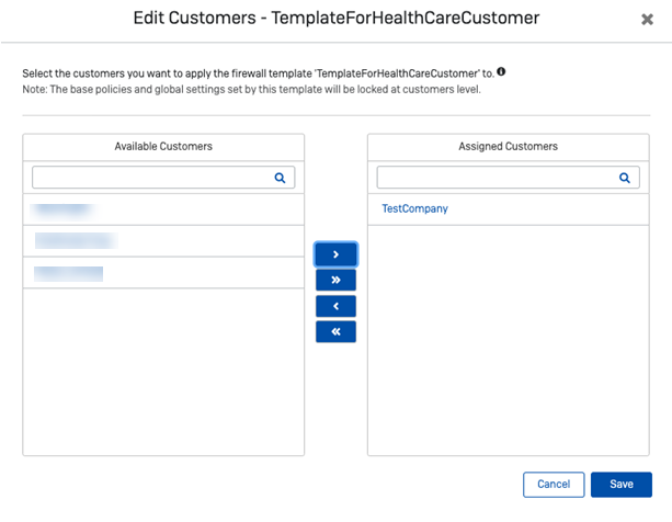 Gerenciar os clientes associados ao modelo.