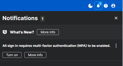 Zone de notifications.