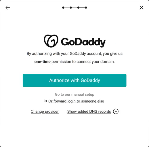 Die Schaltfläche „Authorize“.