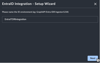 Benennen Sie die Integration.