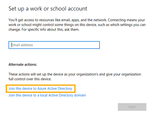 Computer in Azure einbinden.