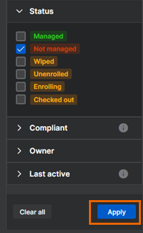 The "Apply" button.