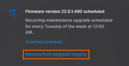 Remove from upgrade staging.
