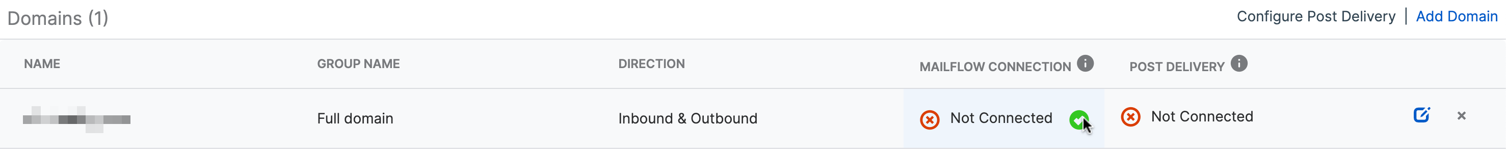 Sophos Mailflow disconnected.