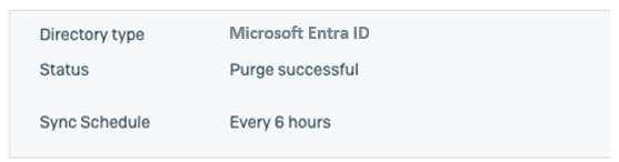 Successful data purge.