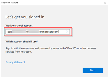 Configurer la page d’accès.
