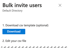 「一括招待」ダイアログのスクリーンショット 。
