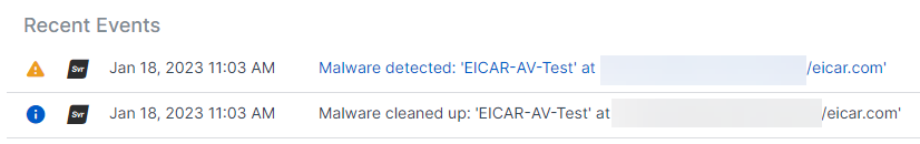 EICAR の検出