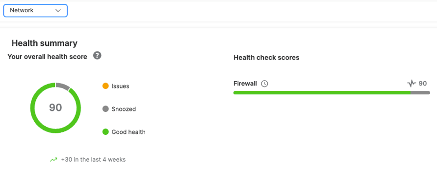 「ネットワーク」が選択されています。