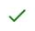 Green tick icon.