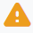 Sinal de aviso laranja.