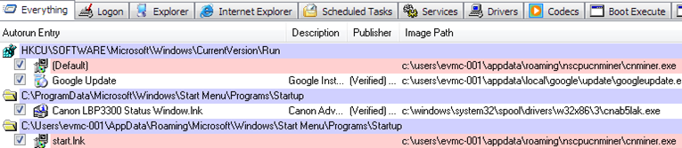 Example coin miner.