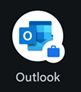 Outlook アプリのアイコン。