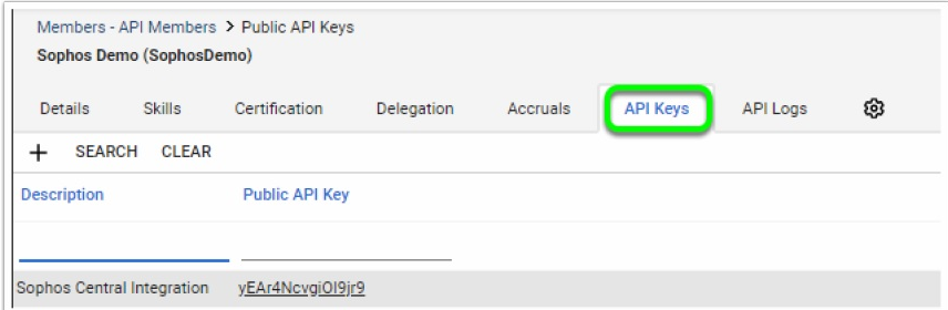 API-Schlüssel in ConnectWise
