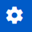 Settings and policies icon.