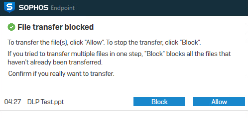 Pop-Up-Fenster „Übertragung blockiert“
