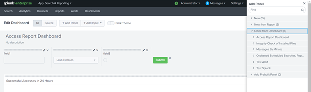 You can add more panels to the dashboard.