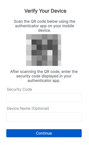 Verify your device.