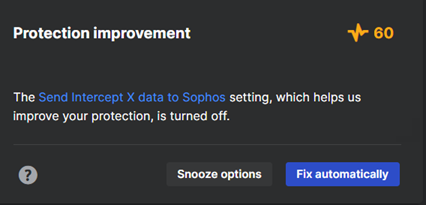 Fix automatically button.
