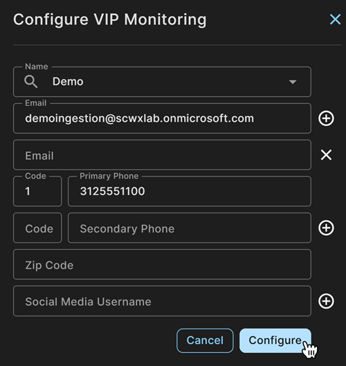 Configure VIP monitoring.