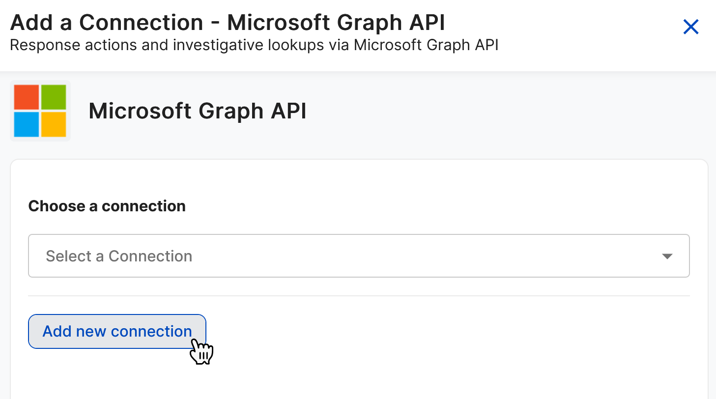 Add a connection.