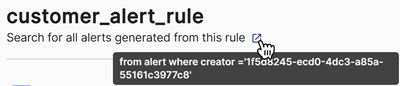 Search for custom rule detections.