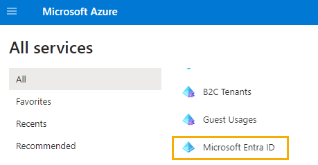 Azure portal.