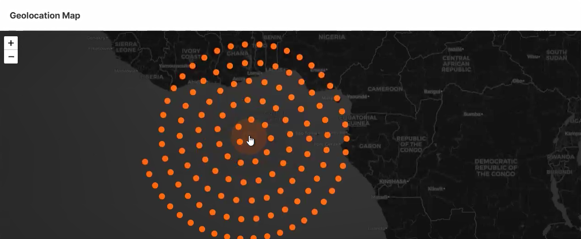 Click on colored circle for data for smaller region.