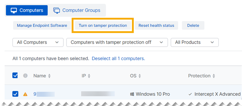 Computers selected.
