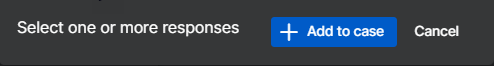 "Add to case" button.