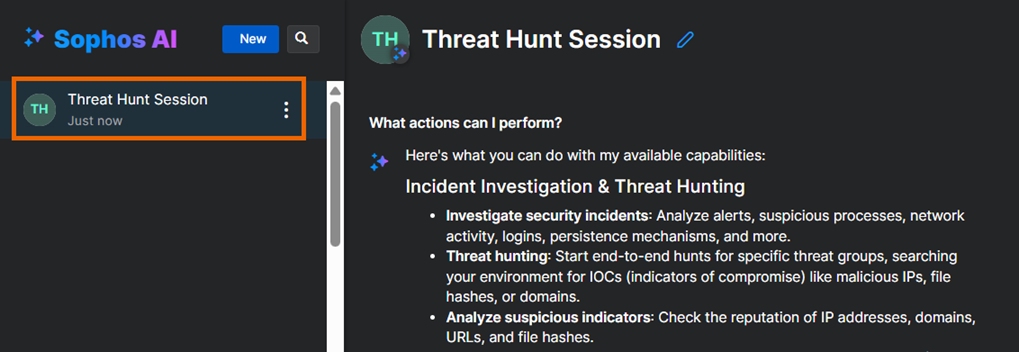 The Threat Hunter response.