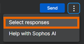 Select responses.