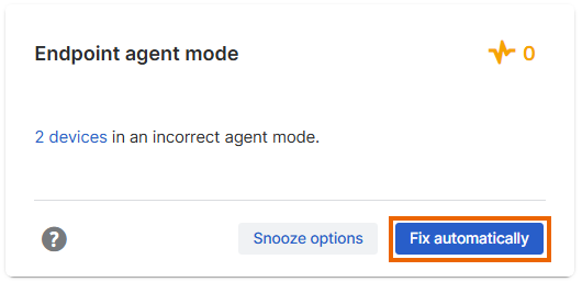 "Fix automatically" button.