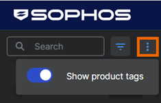 "Show product tags" toggle.