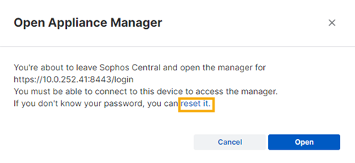Confirmation dialog.