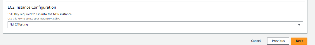 "EC2 Instance Configuration" field.
