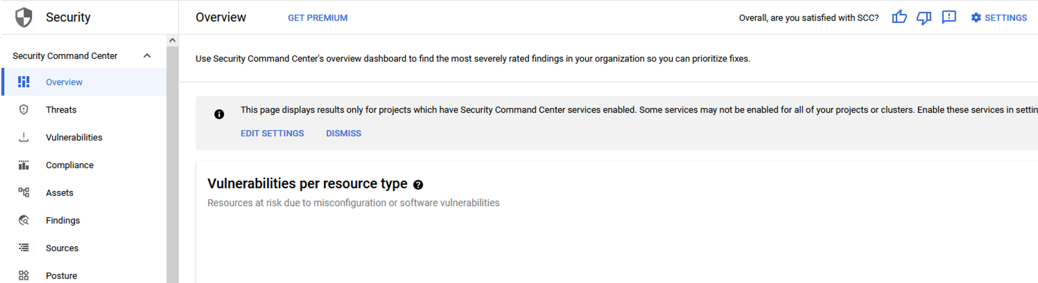 Edit Security Command settings.