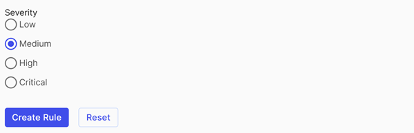 Custom rule detection information.
