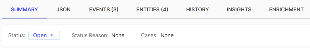 Summary tab.