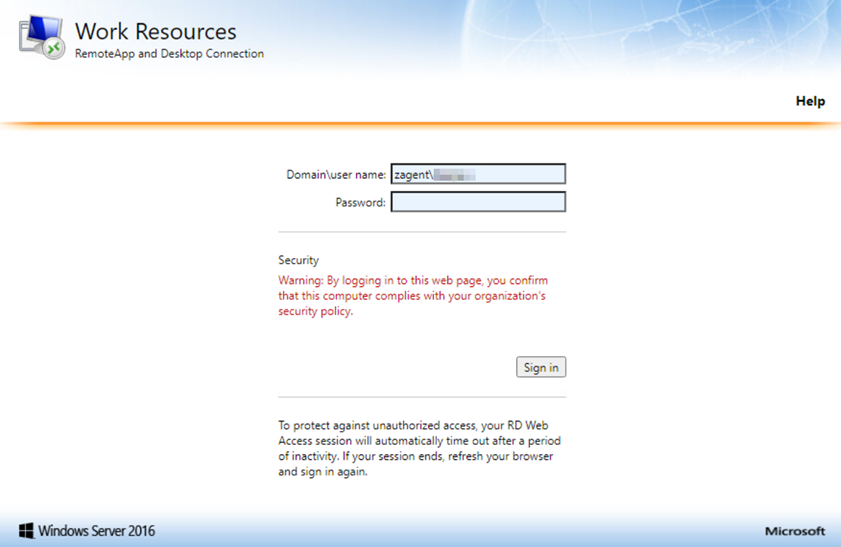ZTNA credentials.