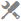 Screwdriver and spanner button.