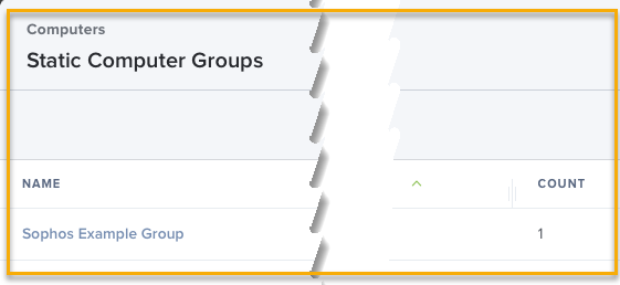 Created static group in Jamf Pro.