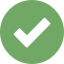 Green check mark.
